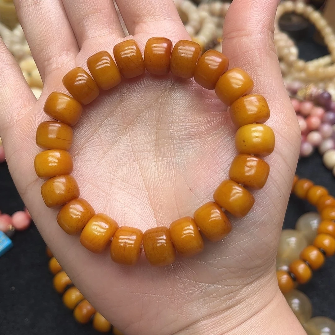 大理石非金属特色手工艺手串单珠