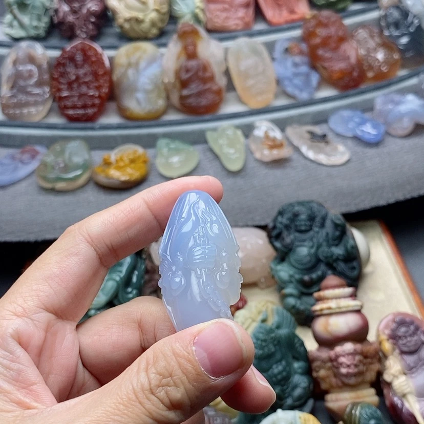 【闪购商品】未镶嵌吊坠定制玛瑙