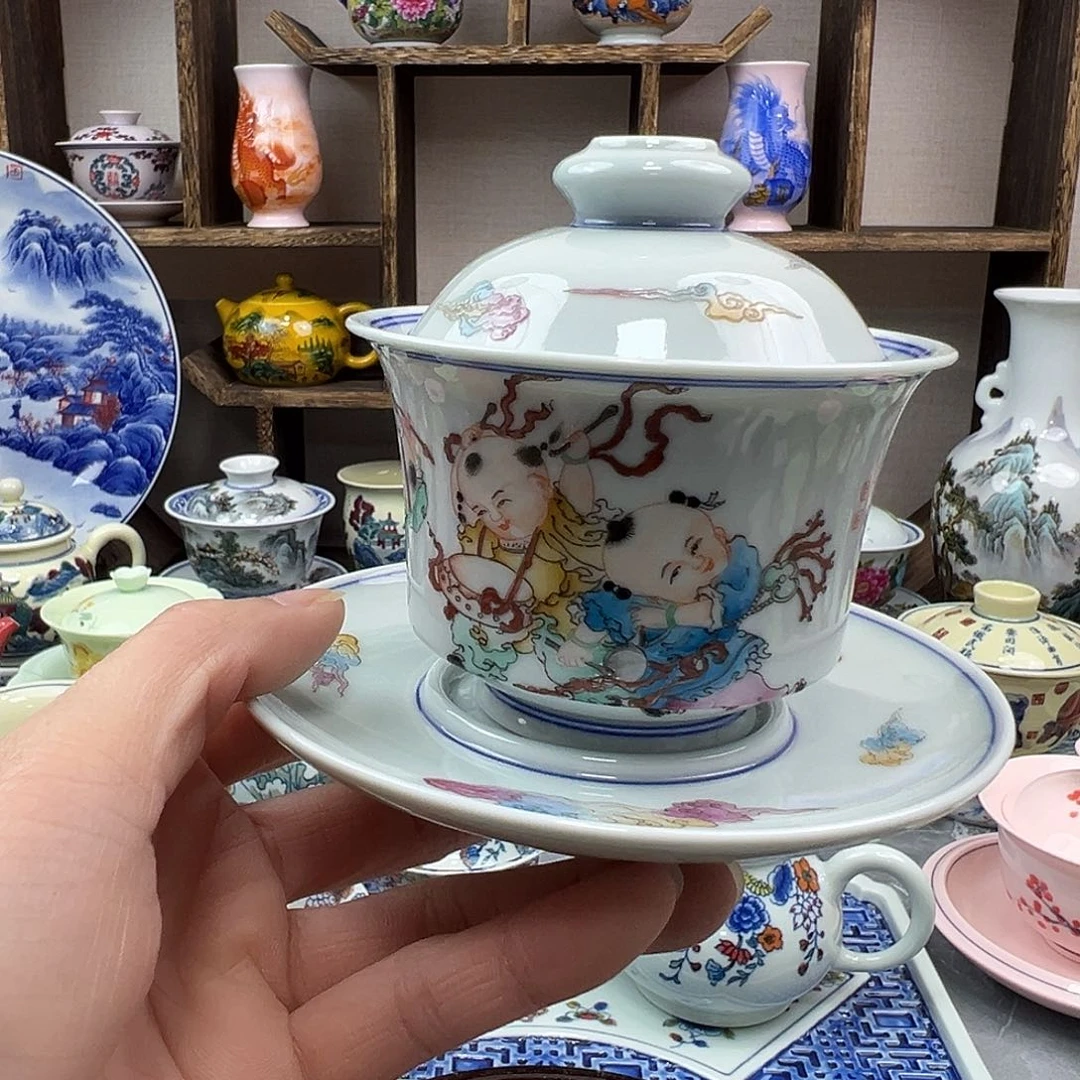 杯子陶景德镇陶瓷567老厂瓷48
