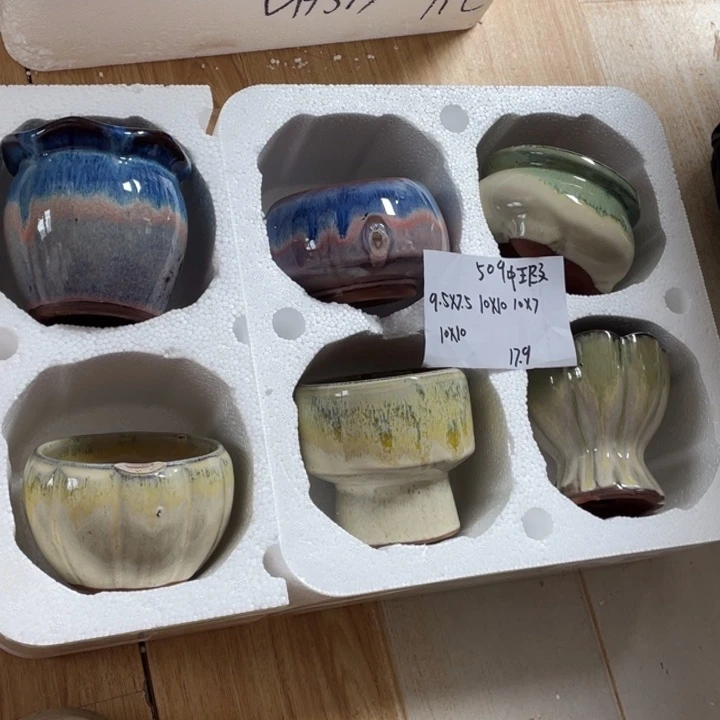 粗陶多肉花盆微瑕509