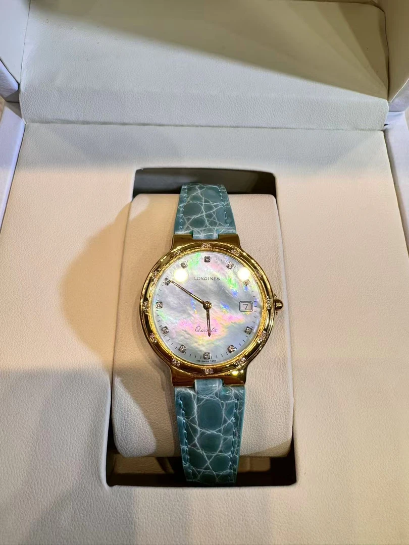 95新 Longines/浪琴 石英腕表/xh/后镶钻/025