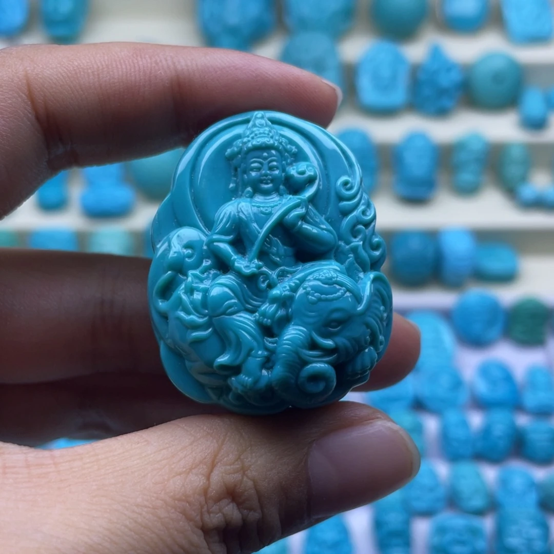 未镶嵌绿松石珠宝奇石