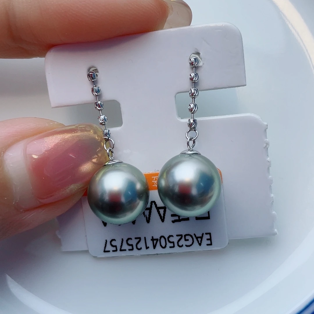 海水珍珠耳饰18K金镶嵌w82