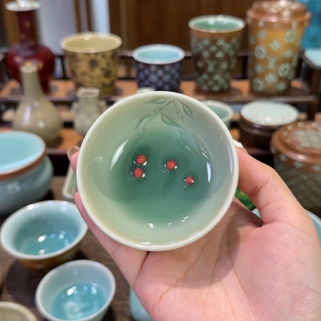 一***豆龙泉青瓷小满青瓷