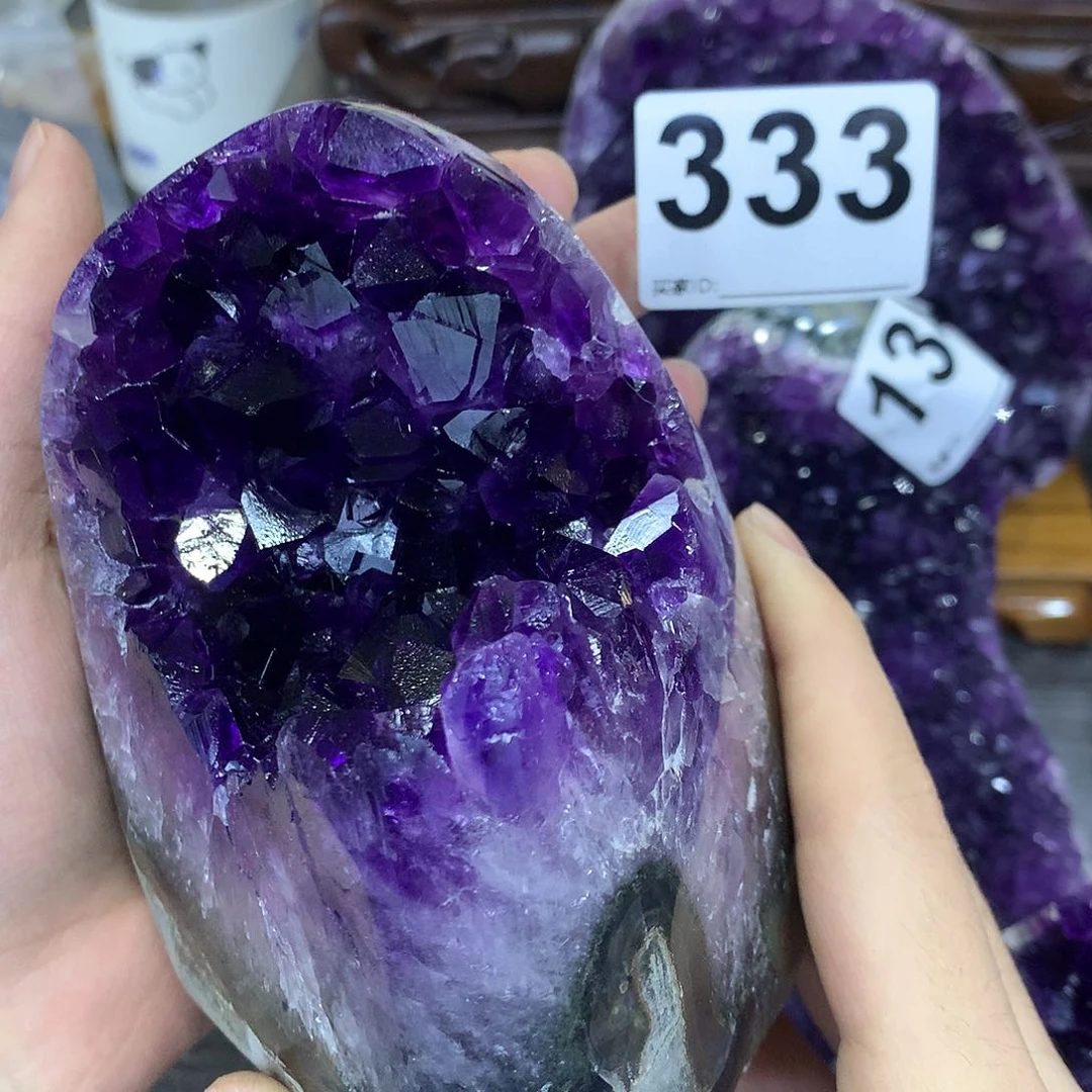 紫晶珠宝半成品未镶嵌雅*333