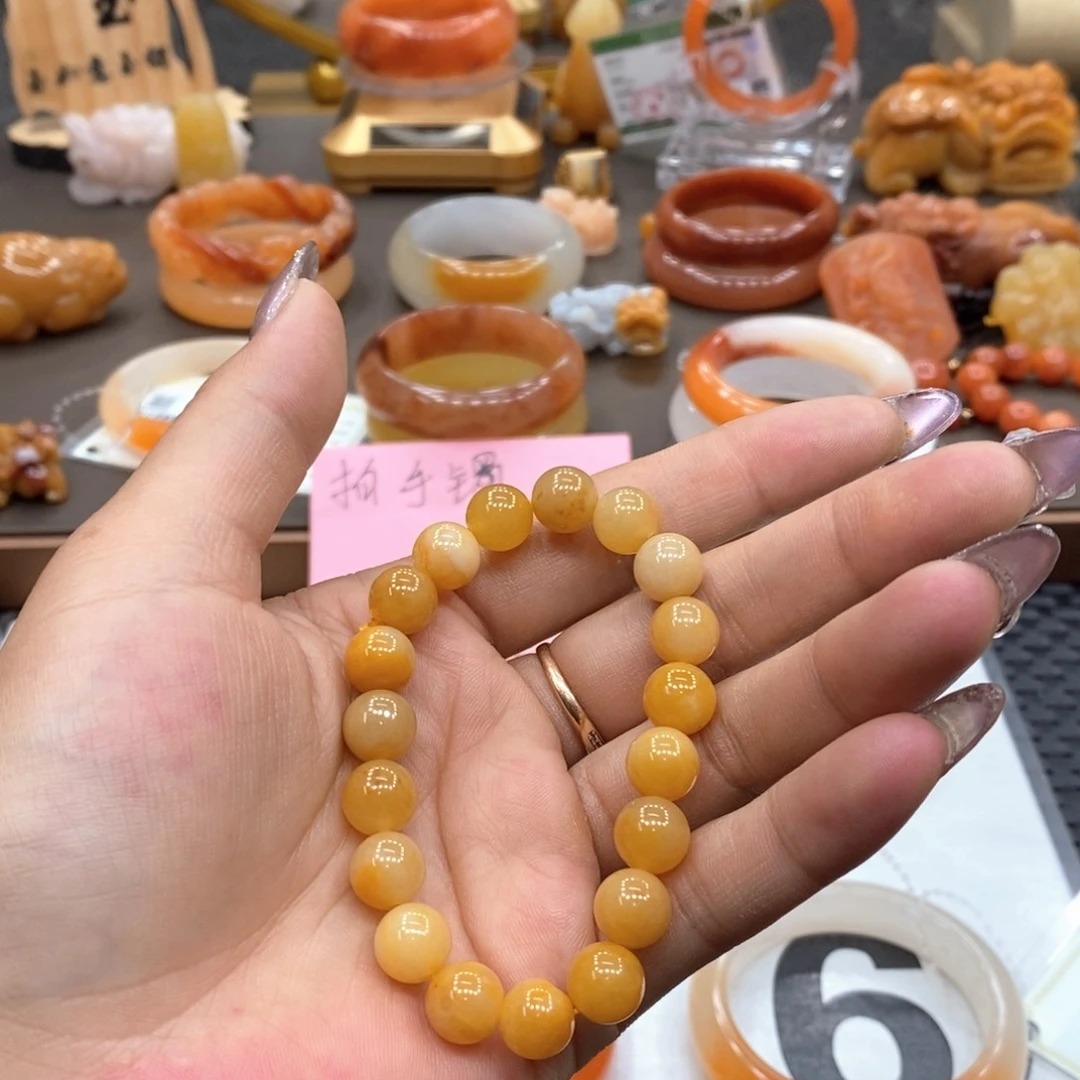 未镶嵌手链石英岩玉