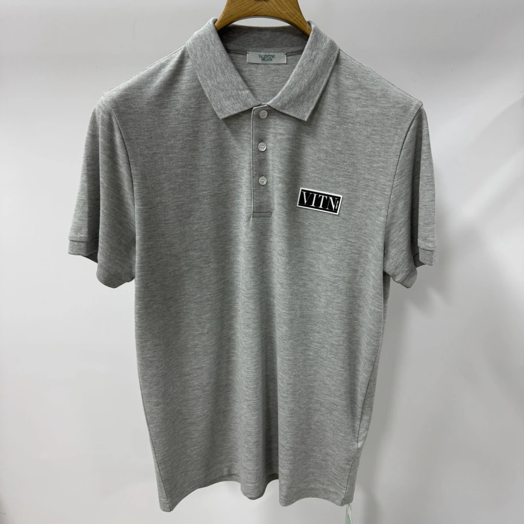 Valentino orlandi男士夏季时尚休闲百搭净版翻领A版短袖polo衫