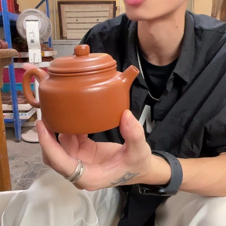 茶壶紫砂why红将坡德钟