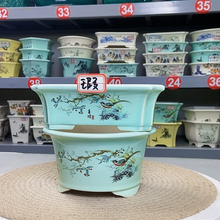 紫砂花瓶紫砂花盆