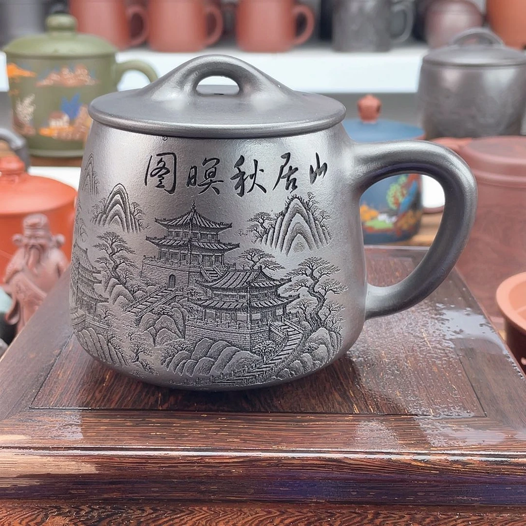 茶杯紫砂高档紫砂茶具套装