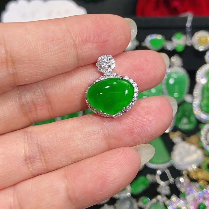 【闪购商品】翡翠未镶嵌颈饰天然翡翠