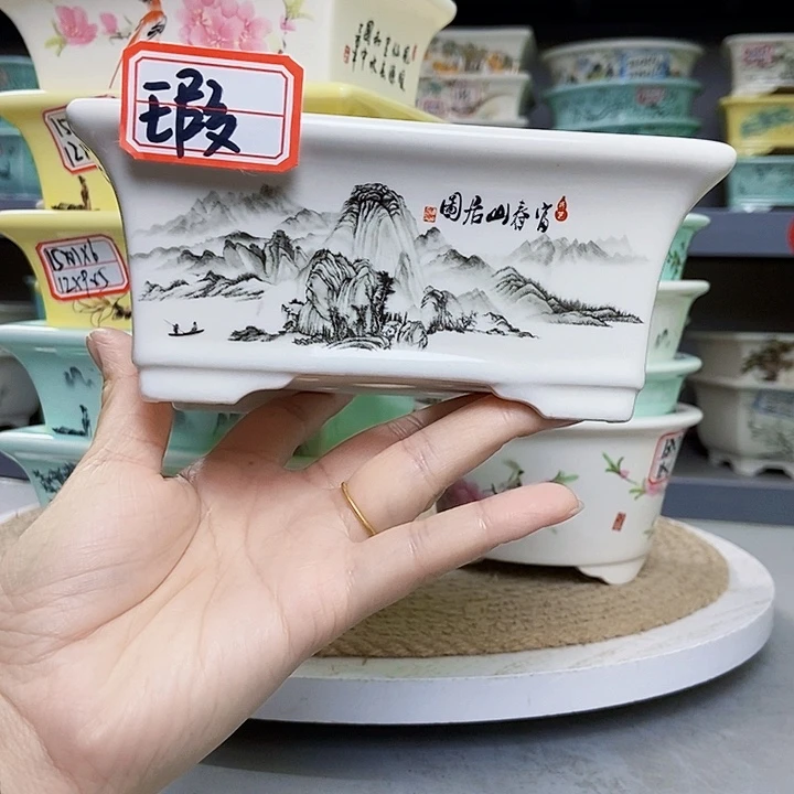 紫砂花瓶紫砂花盆