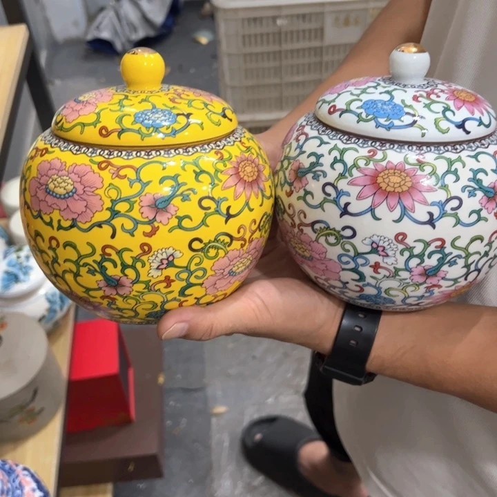 瑕疵福利品陶瓷茶叶罐