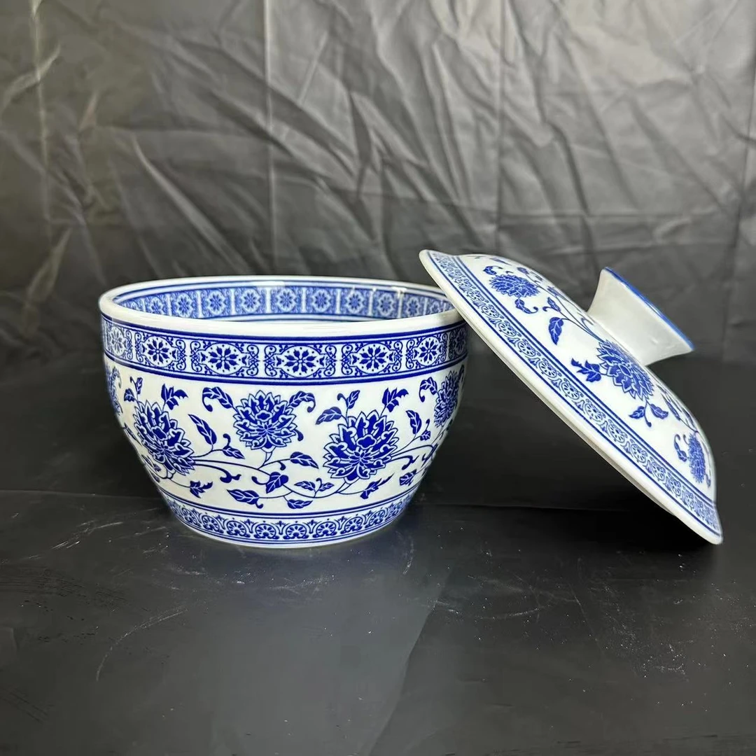 DP-A06青花猪油罐小号/高15厘米宽16.5厘米/仅有一件