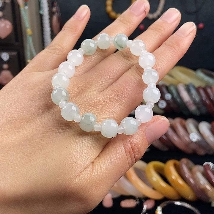 石英质玉未镶嵌手链