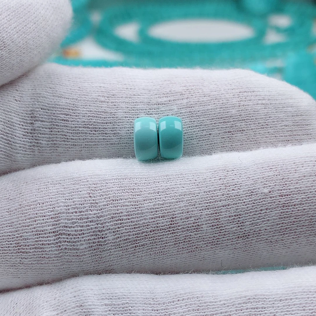 绿松石未镶嵌隔珠7.2mm