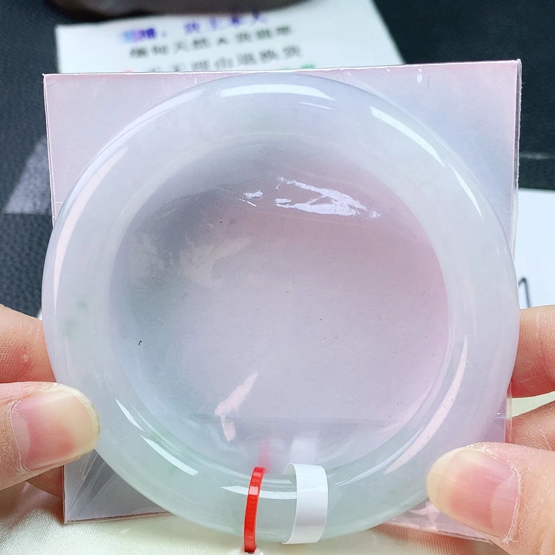 翡翠手镯未镶嵌58胖