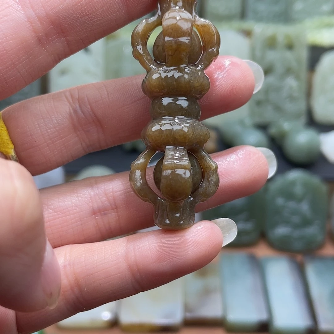 和田玉未镶嵌吊坠(不含链)