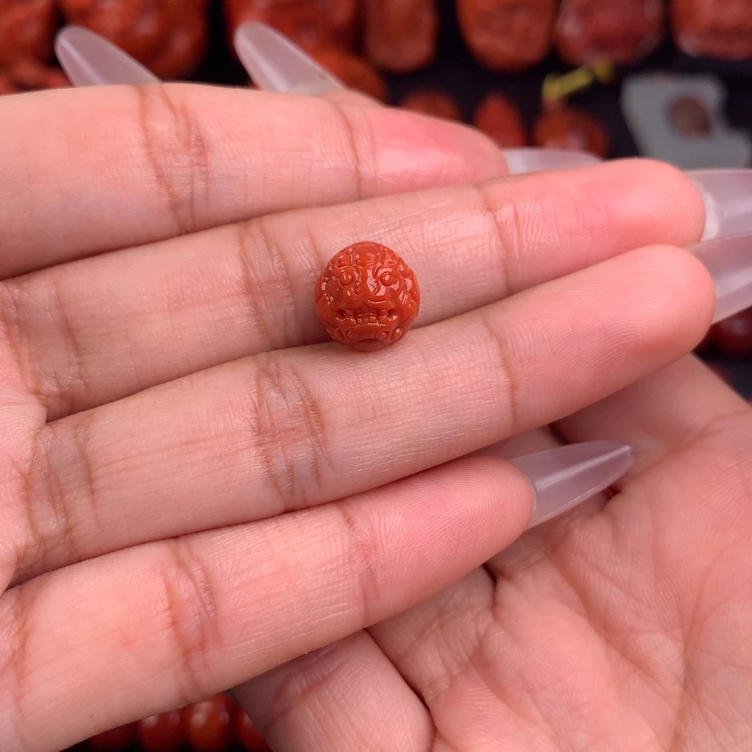 南红玛瑙精工雕刻貔貅10+未镶嵌