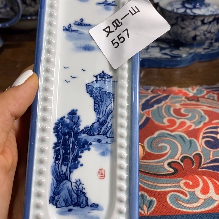 景德镇手绘山水香插