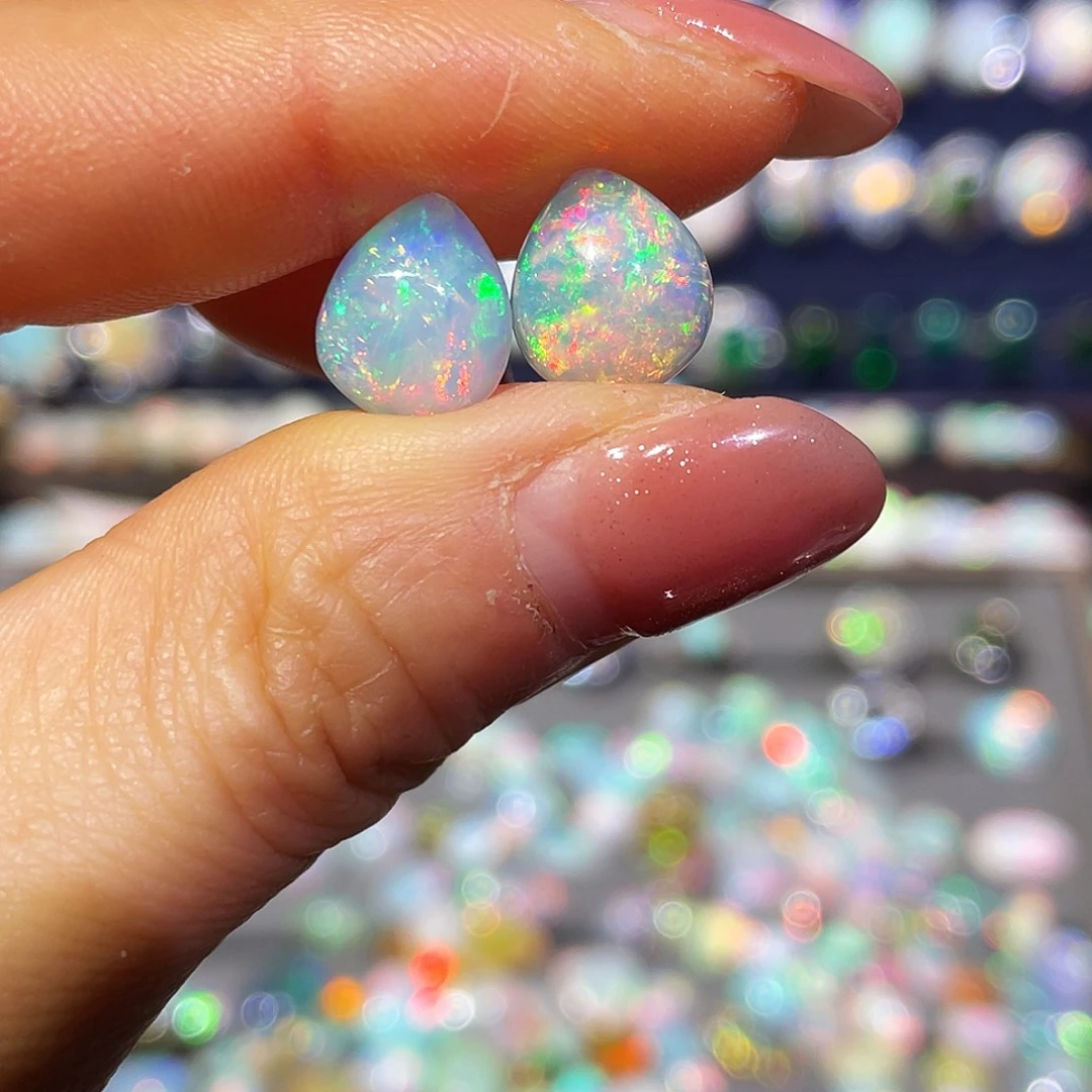 ****罐欧泊银S925镶嵌戒指