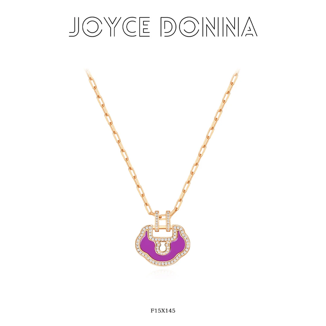 G XIAOXIAO 新中式气质高级百搭如意锁新年礼物项链 F15X145