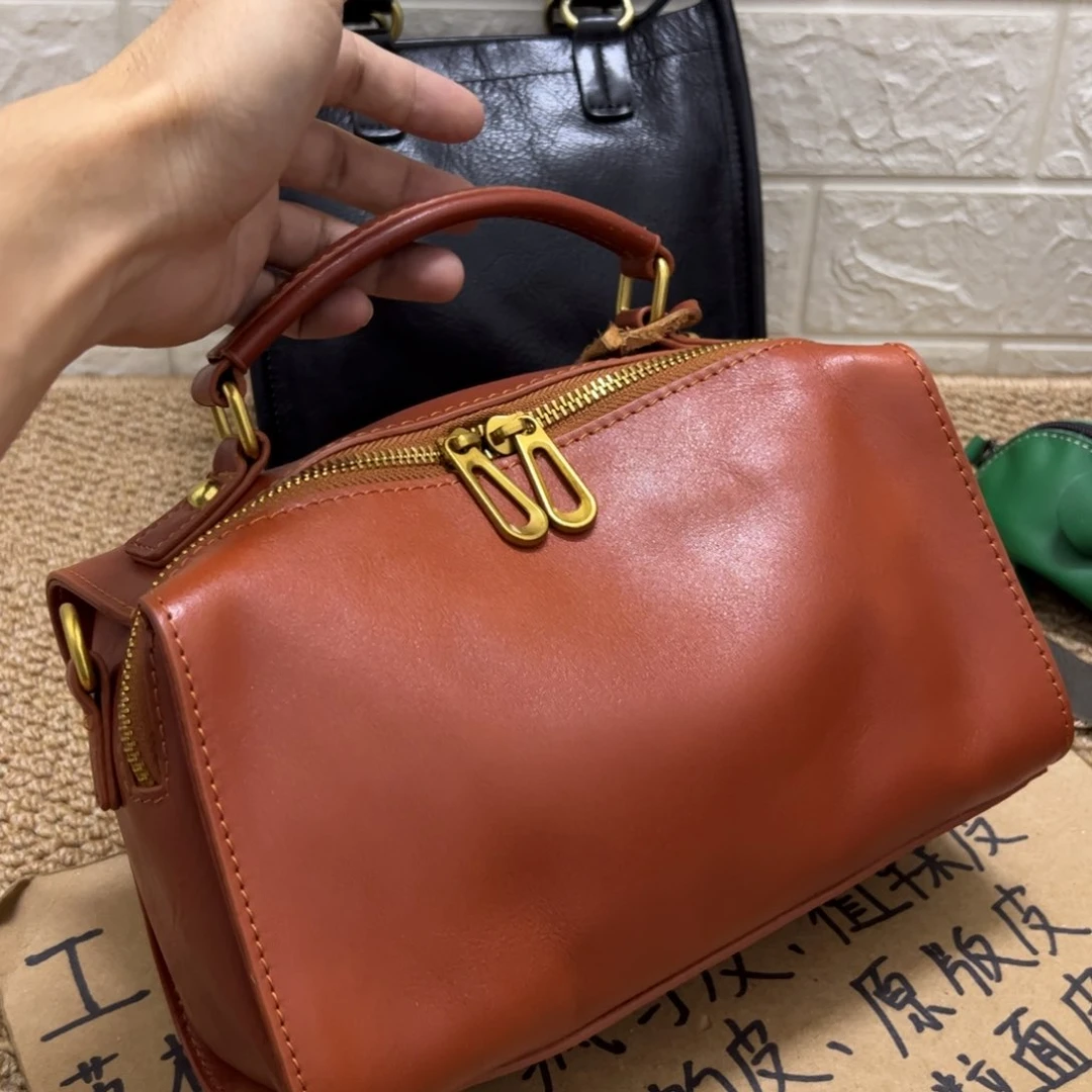 【闪购商品】头层牛皮棕色