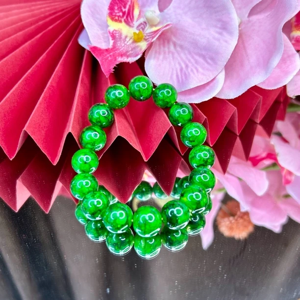 【正品保障】C009手串12毫米满色爆款双色时尚饰品类目（多样性发一）