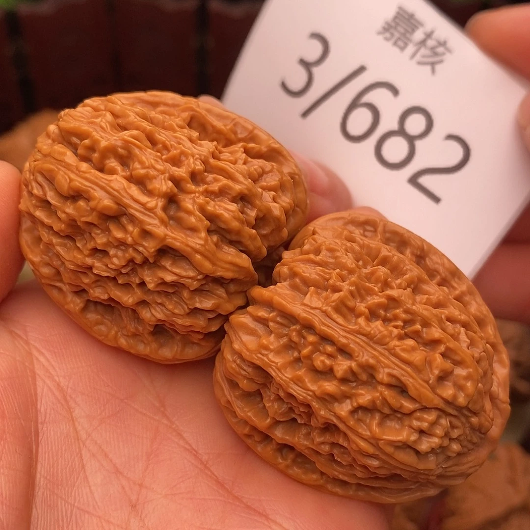 文玩核桃把件37拉丝南疆石