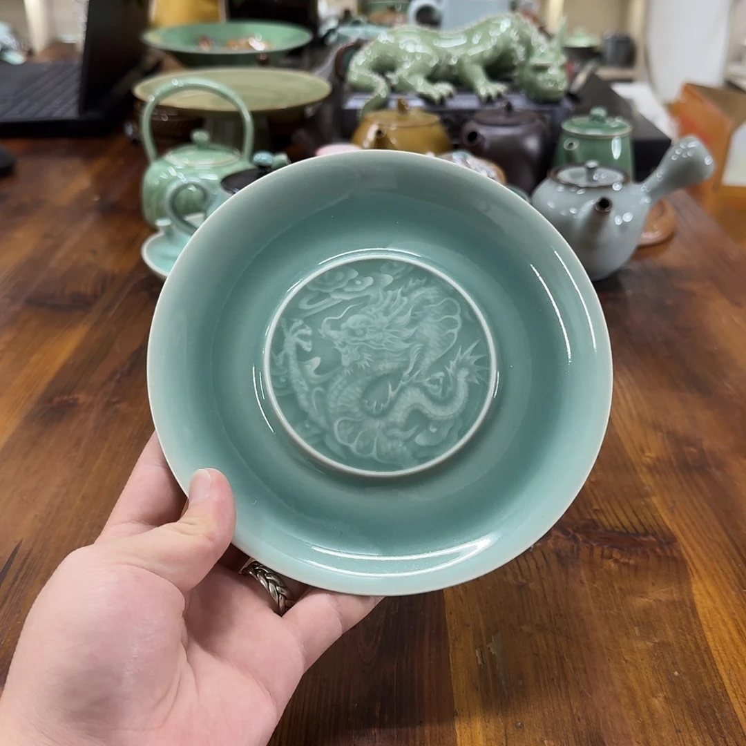 小仲龙泉青瓷茶具0435