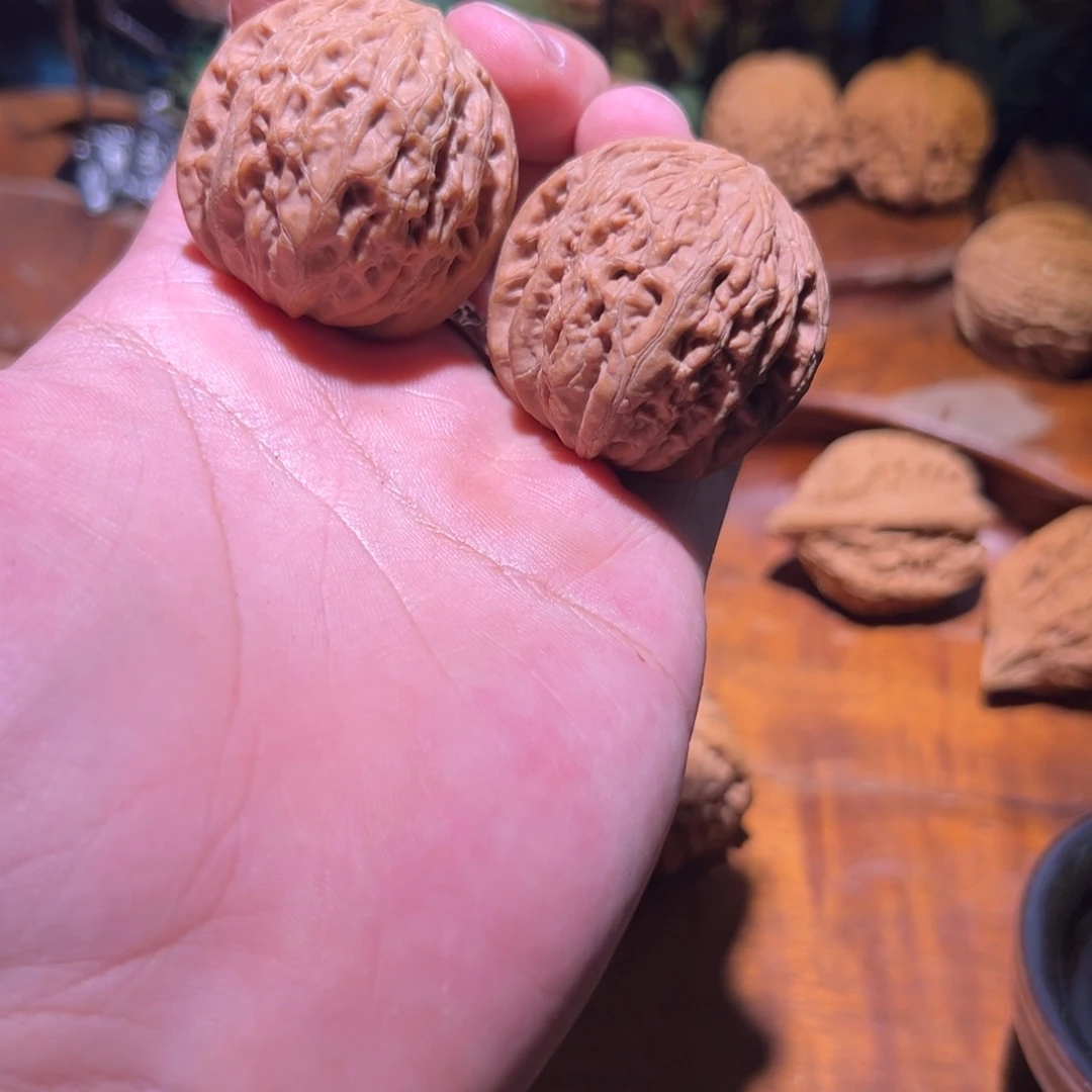 吊坠文玩核桃40铁锤一对