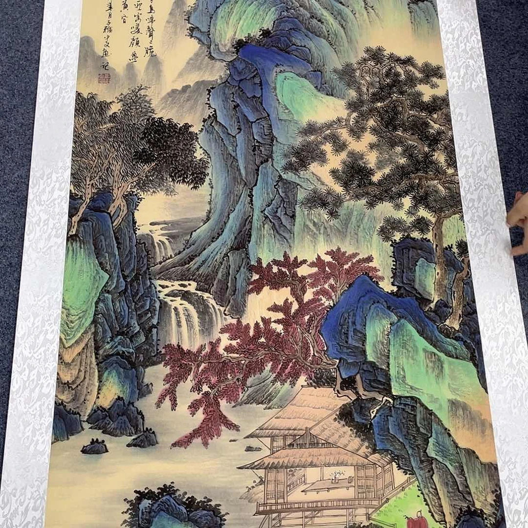 国画作品小姐姐放漏…