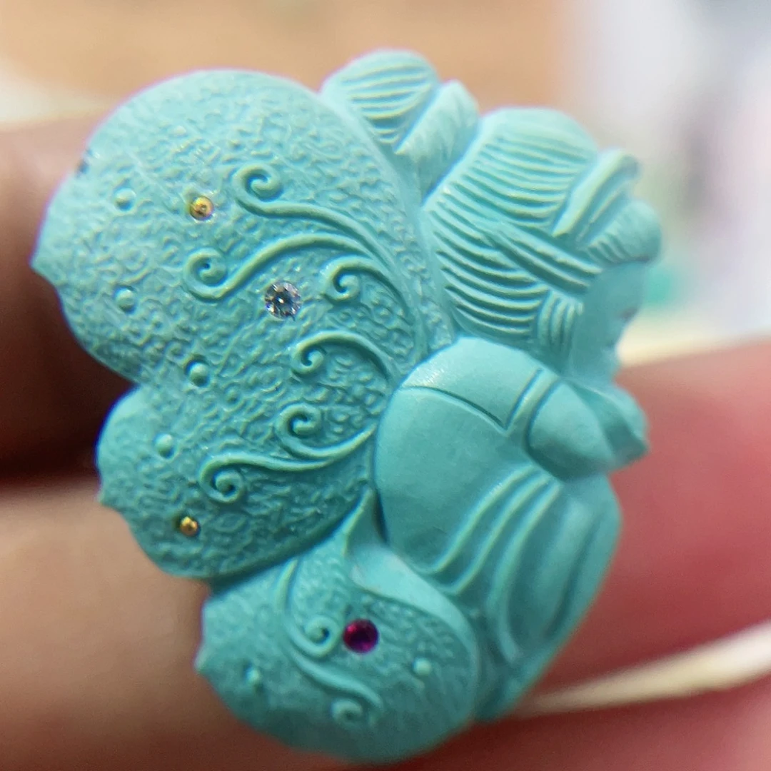 绿松石配饰未镶嵌