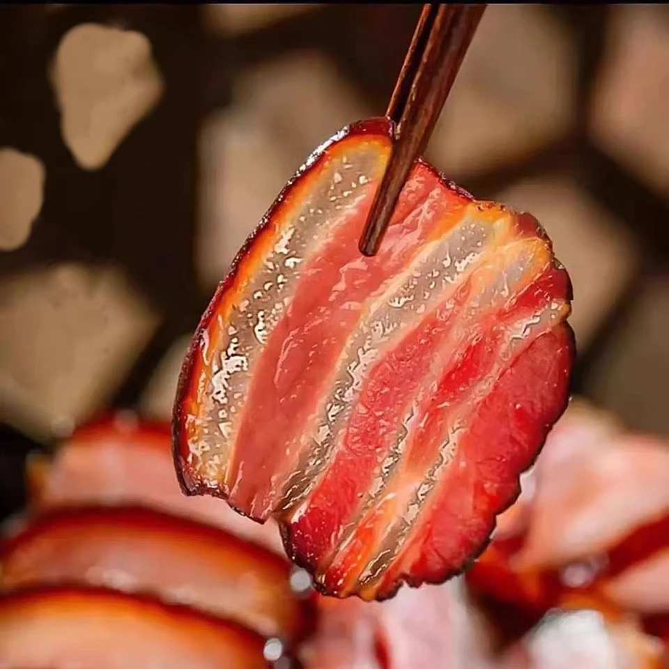 农家烟熏腊肉五花肉精选粮食猪三线五花湖南特产农家土猪腊肉