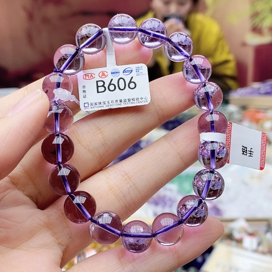 水晶手链未镶嵌B606巴西紫水