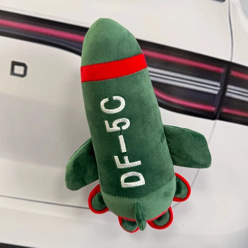 东风5C汽车外装挂件DF-5C车外玩偶挂车尾公仔后备箱装饰车顶摆件