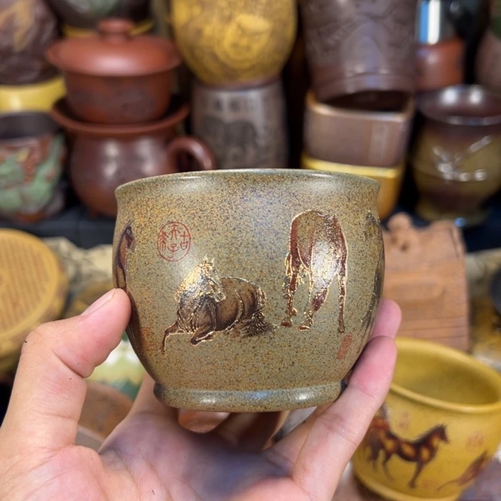 茶杯紫砂宜兴紫砂茶
