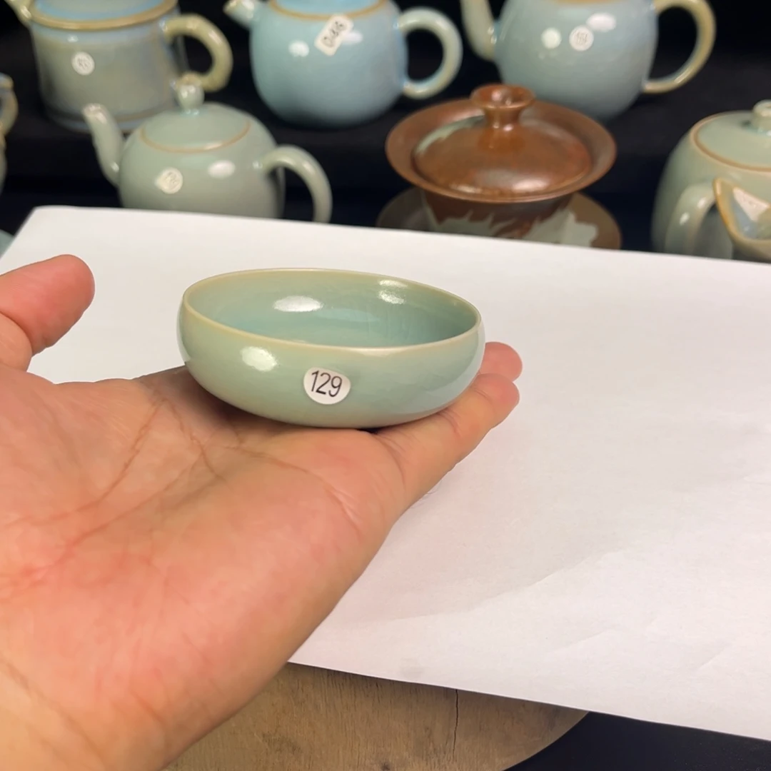 【闪购商品】普洱杯汝瓷仿古釉