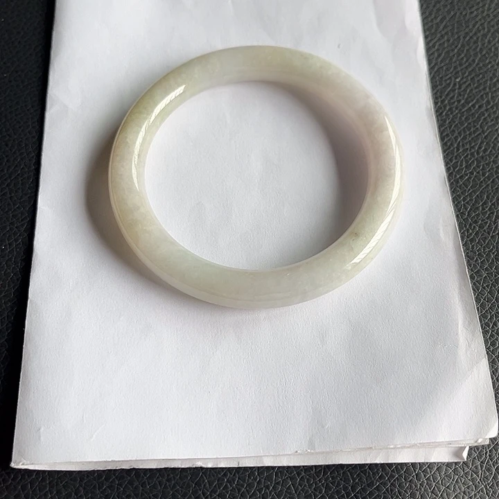 翡翠未镶嵌手镯圆条圈口58-9.3-9.4