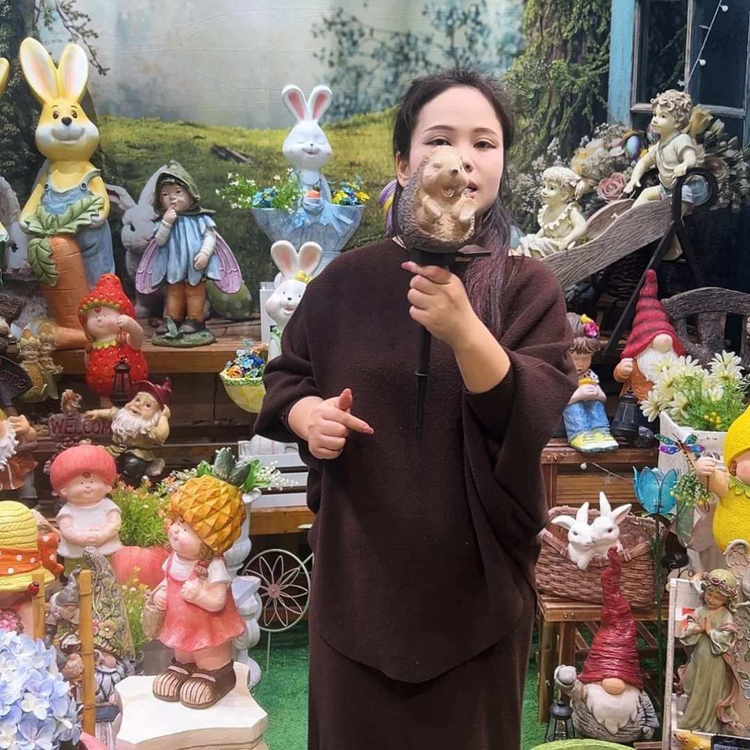 摆件花园摆件红红火火