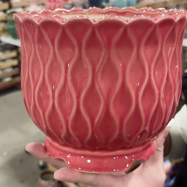 陶瓷陶瓷多肉植物花盆