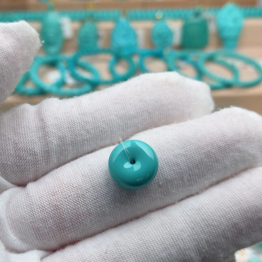 绿松石未镶嵌珠宝奇石11.5mm