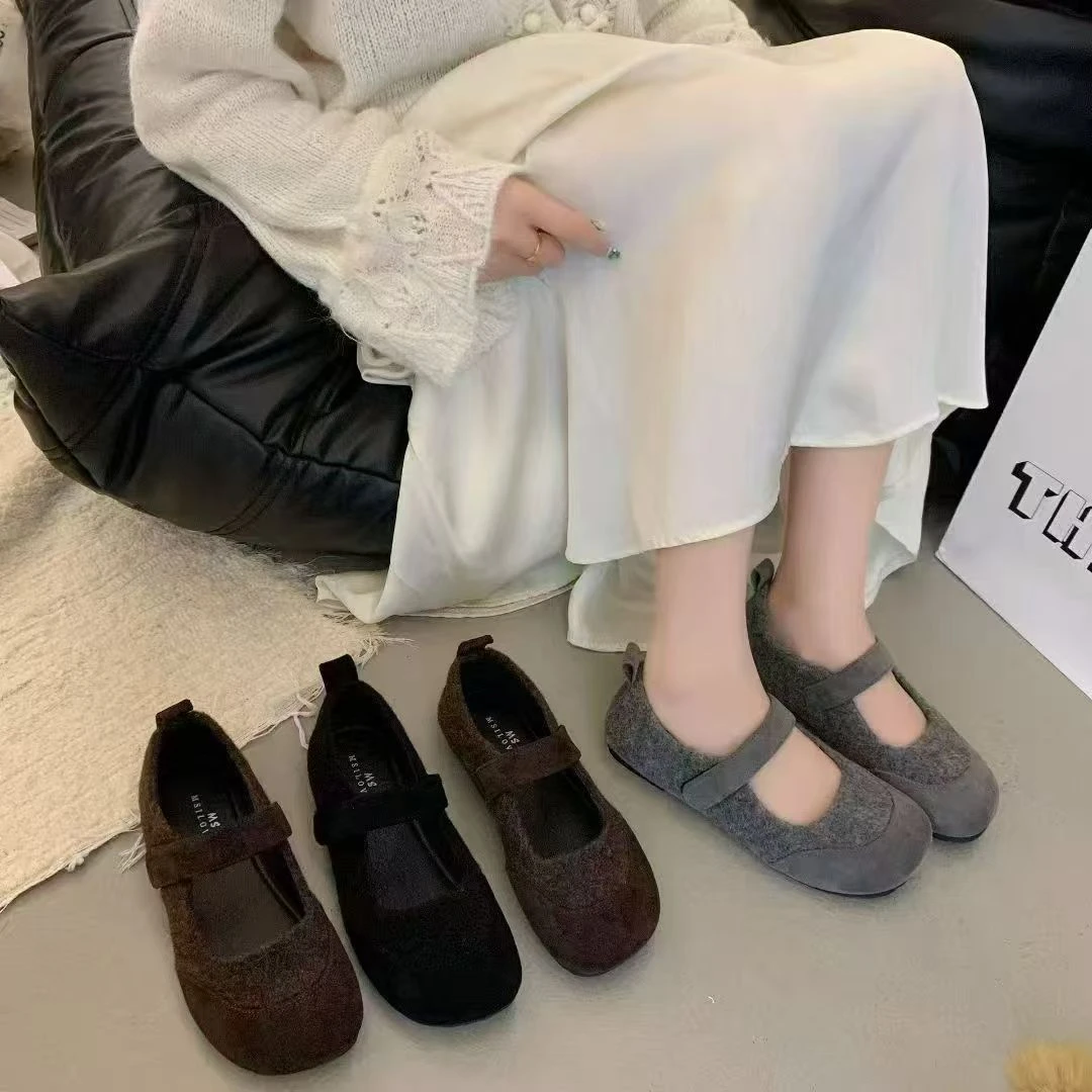 【媛媛の鞋店】601-2毛毛单鞋