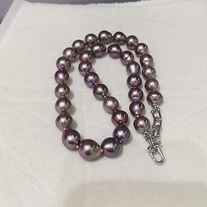 淡水珍珠颈饰银S925镶嵌