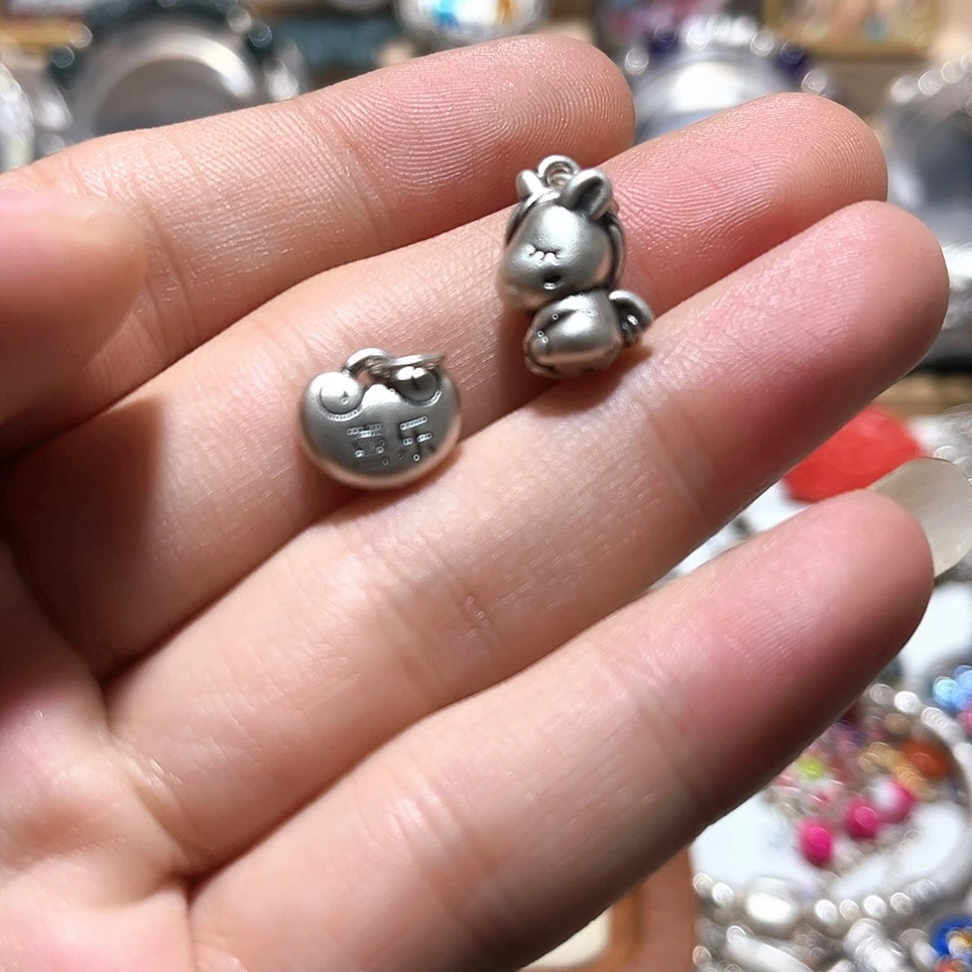 吊坠足银珐琅两个