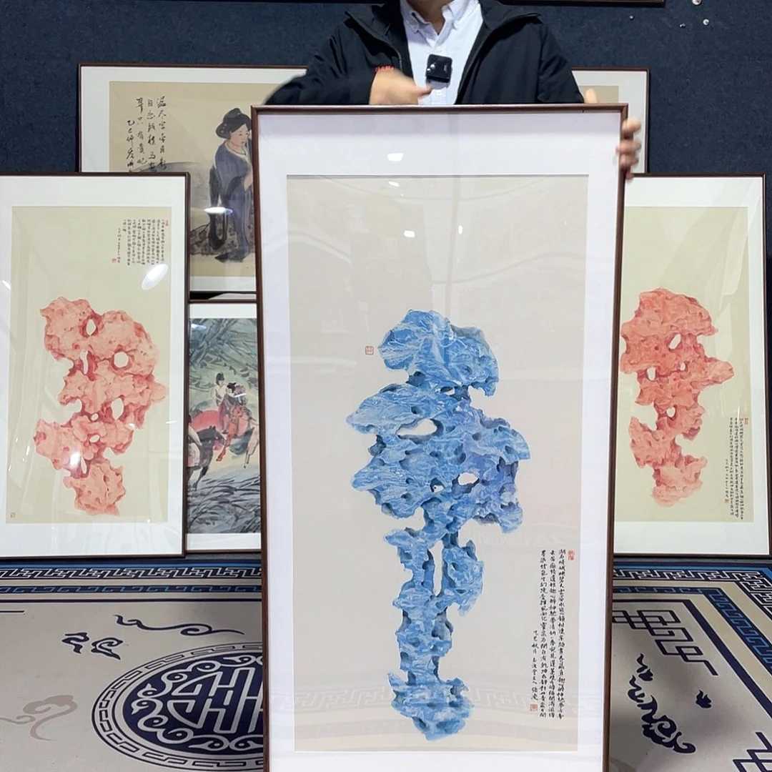 国画手绘画作品带60/120