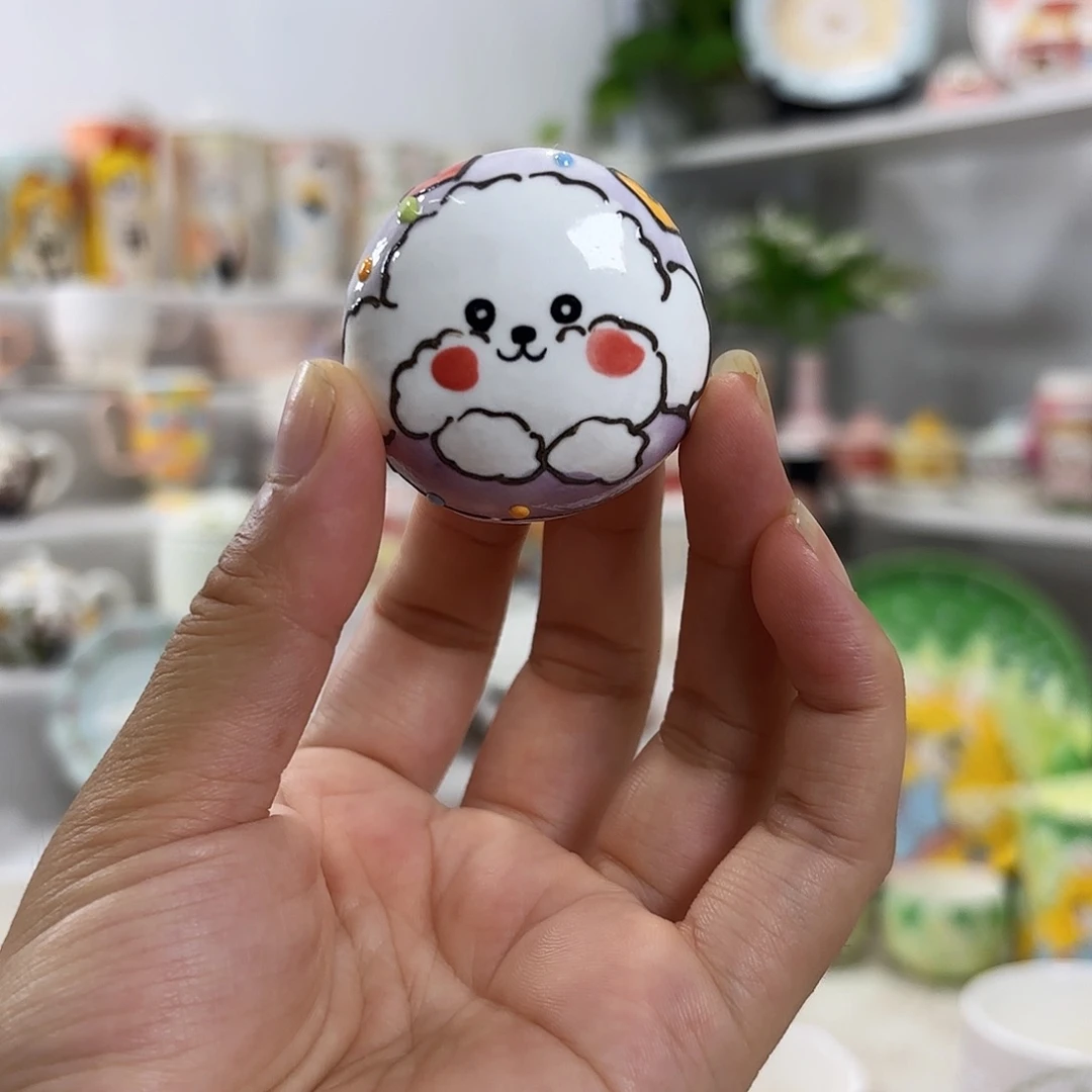 手绘高温釉下彩陶瓷