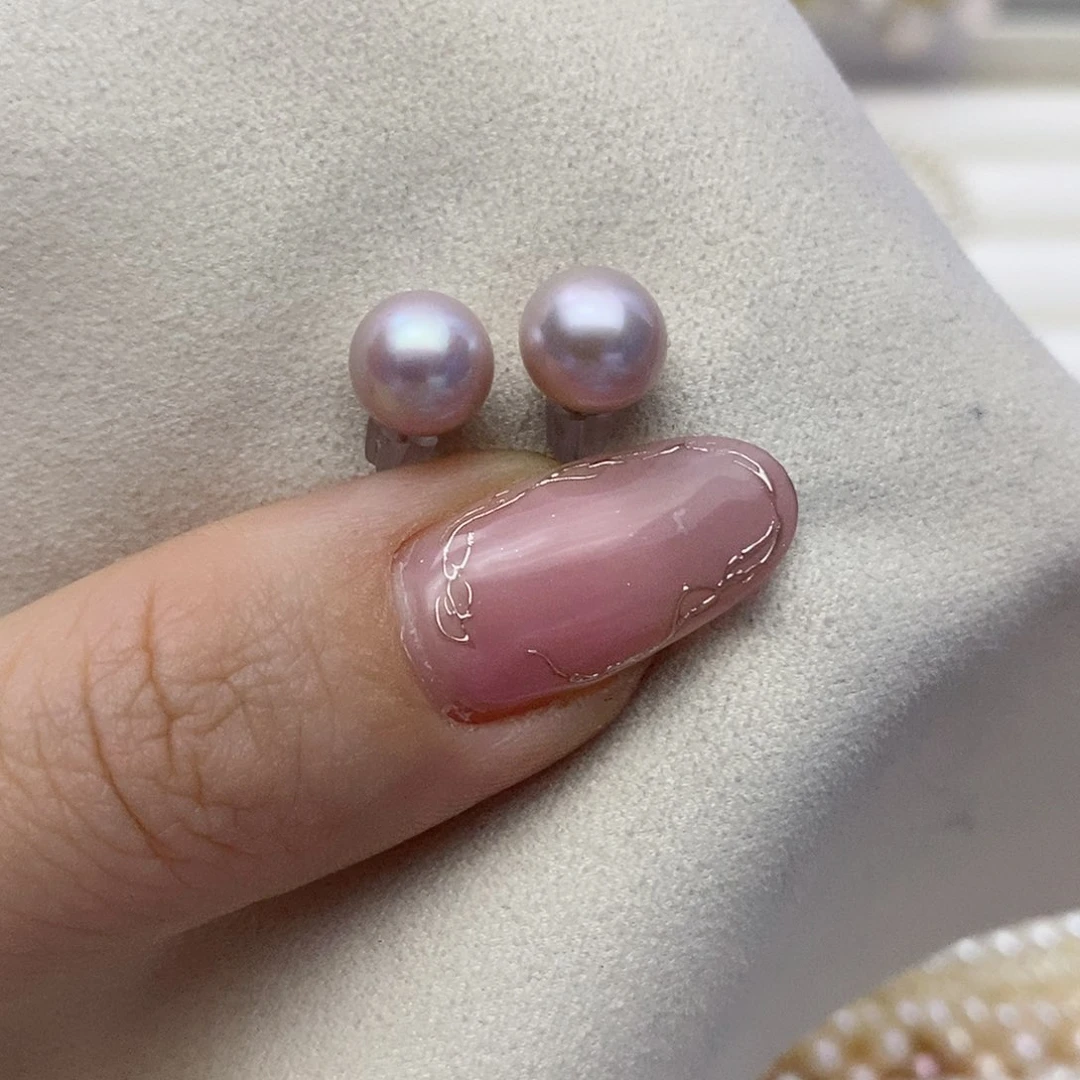 【闪购商品】淡水珍珠耳饰银S925镶嵌113