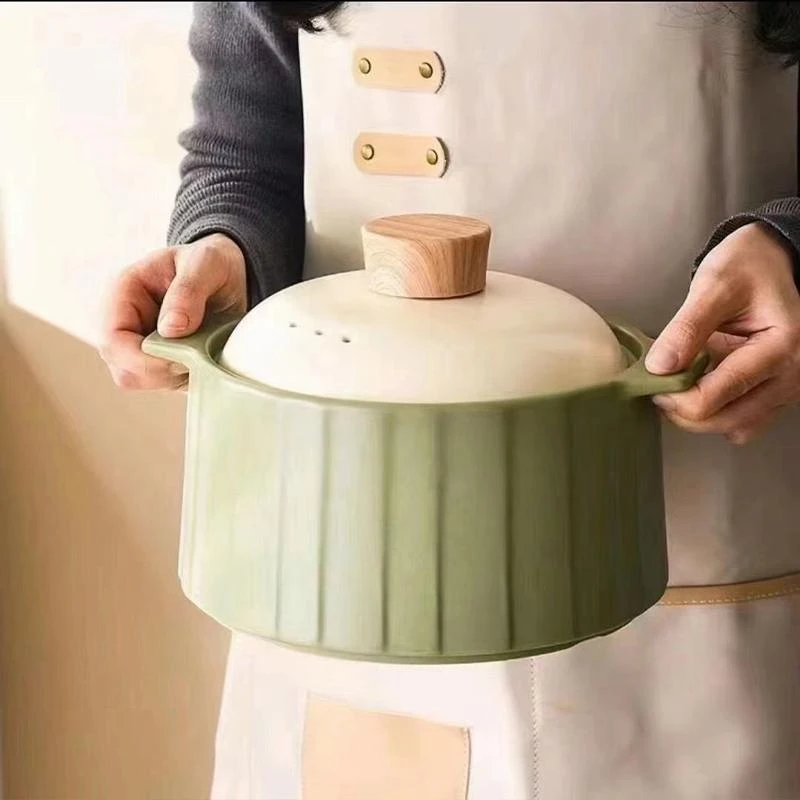 日本高档煲汤砂锅家用耐高温燃气灶专用沙锅干烧不裂明火陶瓷炖锅