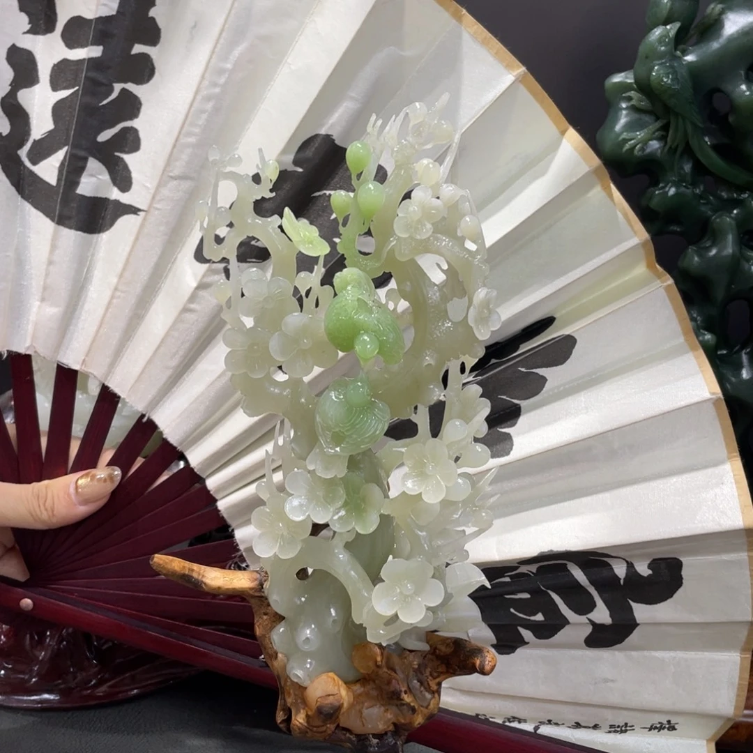 和田玉未镶嵌摆件